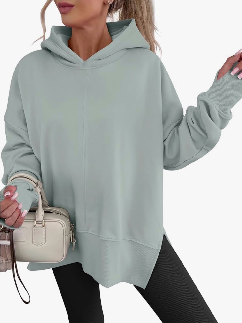 Women Oversized Thumb Hole Sweatshirts